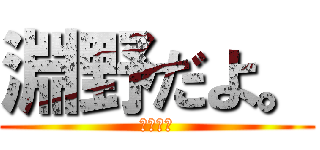 淵野だよ。 (淵野の旅)