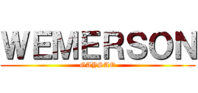 ＷＥＭＥＲＳＯＮ (GAYSAO)