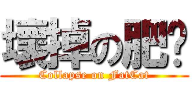 壞掉の肥貓 (Collapse on FatCat)
