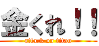 金くれ！！ (attack on titan)