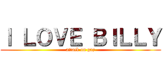 Ｉ ＬＯＶＥ ＢＩＬＬＹ (attack on gay)
