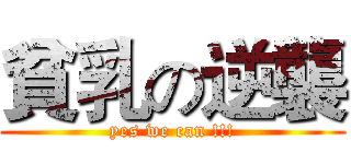 貧乳の逆襲 (yes we can !!!)