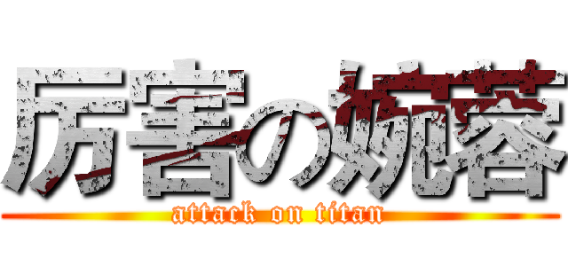 厉害の婉蓉 (attack on titan)
