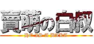 賣萌の白叔 (HE IS A BAKA)