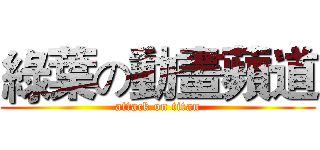 綠葉の動畫蘋道 (attack on titan)