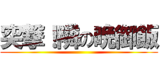 突撃！隣の晩御飯 ()
