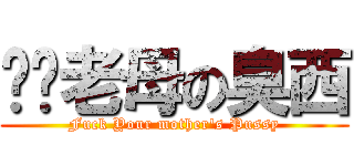 屌你老母の臭西 (Fuck Your mother\'s Pussy)