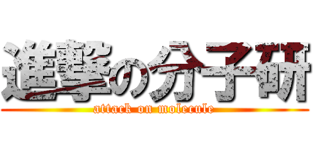 進撃の分子研 (attack on molecule)