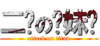 二货の软妹币 (attack on titan)