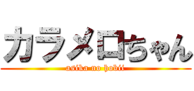 カラメロちゃん (asika no hobii)