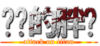 进击的胖鸟 (attack on titan)