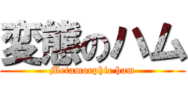 変態のハム (Metamorphic ham)