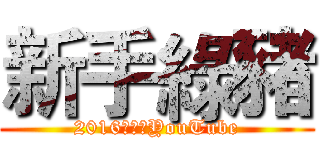 新手綠豬 (2016年加入YouTube)