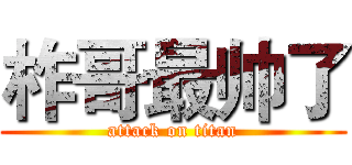 柞哥最帅了 (attack on titan)