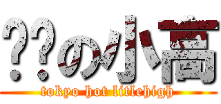 东热の小高 (tokyo hot litlehigh)