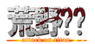 荒野〜〜 (attack on titan)