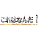 これはなんだ！ (attack on titan)