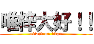 唯梓大好！！ (attack on titan)