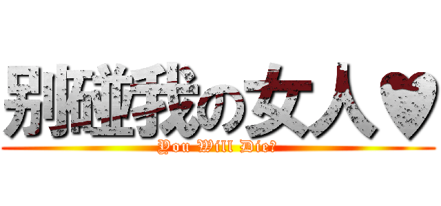 别碰我の女人♥ (You Will Die♥)