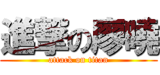 進撃の廖曉 (attack on titan)