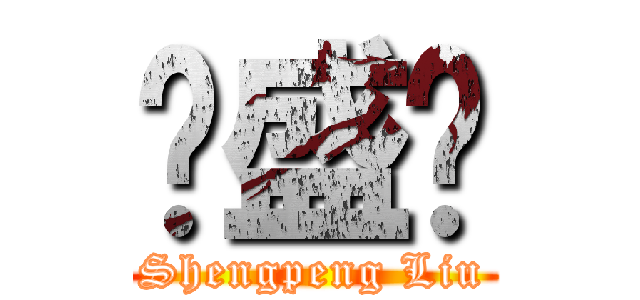 刘盛鹏 (Shengpeng Liu)