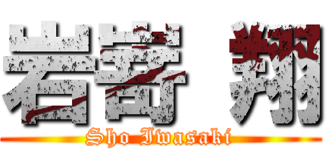 岩嵜 翔 (Sho Iwasaki)