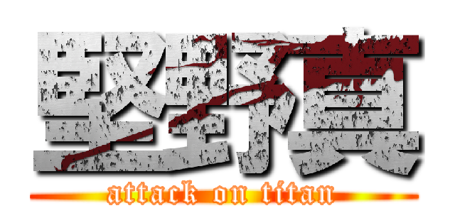 堅野真 (attack on titan)