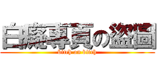 白癡專頁の盜圖 (bitch on bitch)