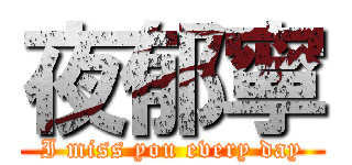 夜郁寧 (I miss you every day)