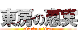 東房の恵実 (attack on titan)