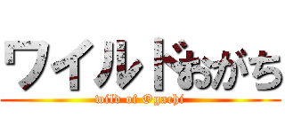 ワイルドおがち (wild of Ogachi)