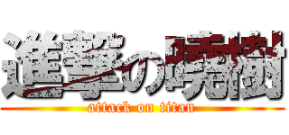進撃の曉樹 (attack on titan)