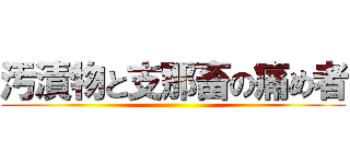 汚漬物と支那畜の痛め者 ()