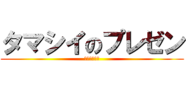 タマシイのプレゼン (４−２ラスト)