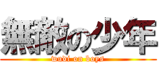 無敵の少年 (wudi on boys)