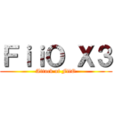 ＦｉｉＯ Ｘ３ (Attack of FiiO)