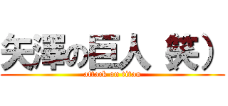 矢澤の巨人（笑） (attack on titan)