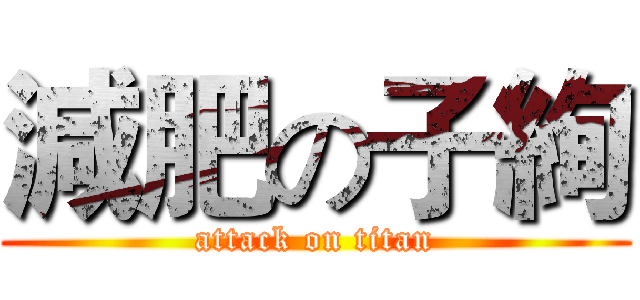 減肥の子絢 (attack on titan)