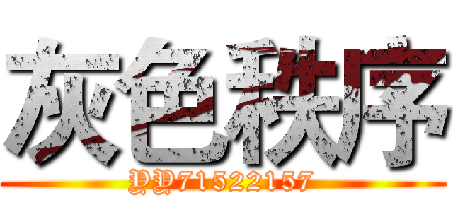 灰色秩序 (YY71522157)