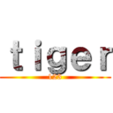 ｔｉｇｅｒ (123)