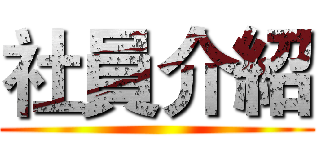 社員介紹 ()