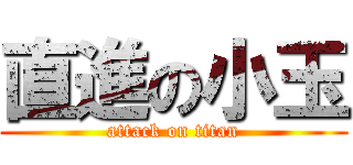 直進の小玉 (attack on titan)