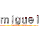 ｍｉｇｕｅｌ (miguel mendoza)