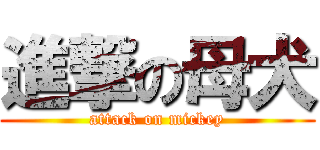 進撃の母犬 (attack on mickey)