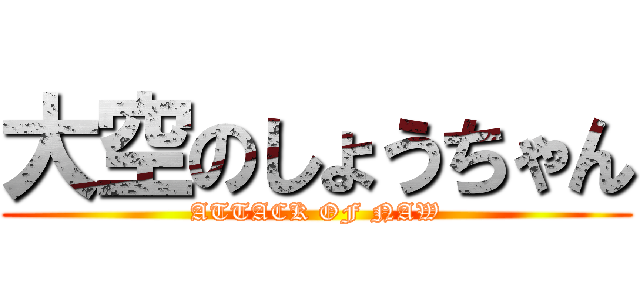 大空のしょうちゃん (ATTACK OF NAW)