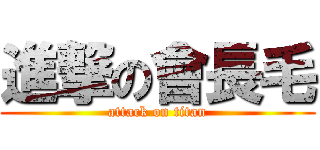 進撃の會長毛 (attack on titan)