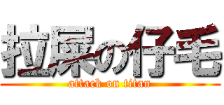 拉屎の仔毛 (attack on titan)