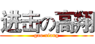 进击の高翔 (gao xiang)