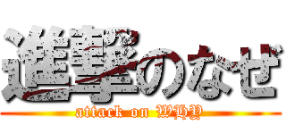 進撃のなぜ (attack on WHY)