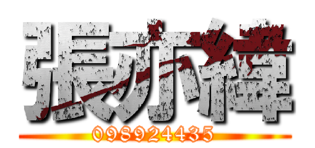 張亦緯 (098924435)